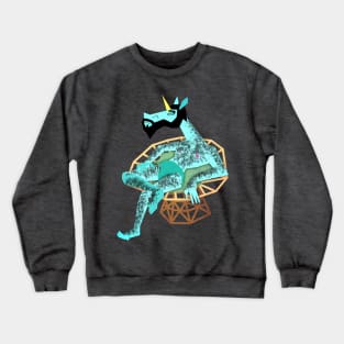 Cooling Off Unicorn Crewneck Sweatshirt